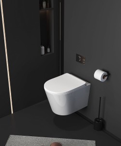 A&G HOME SPILLA MISKA WISZĄCA WC Z DESKĄ WOLNOOPADAJĄCĄ (1)