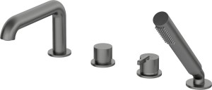 BAT. SILIA TITANIUM WANNOWA 4-OTWOROWA Z KOMPLETEM NATRYSKOWYM
