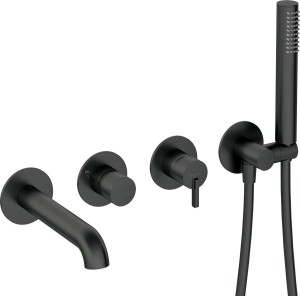 BAT. SILIA NERO WANNOWA 4-OTWOROWA PODTYNKOWA