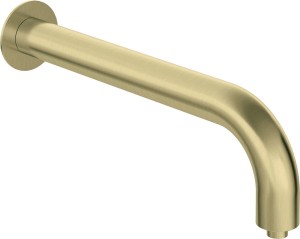 SILIA ZŁOTO SZCZOTKOWANE WYLEWKA ŚCIENNA 380 MM