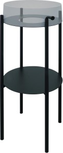 KONSOLA ŁAZIENKOWA STOJĄCA SILIA Ø360 MM NERO