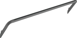 SILIA WIESZAK NA RĘCZNIK, ŚCIENNY 615 MM, TITANIUM