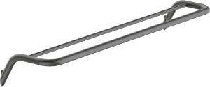 SILIA WIESZAK NA RĘCZNIK, ŚCIENNY, PODWÓJNY 615 MM, TITANIUM