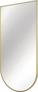 SILIA LUSTRO WISZĄCE, Z RAMĄ, 50x100, ZŁOTO SZCZOTKOWANE