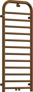 GRZEJNIK SILIA BRĄZOWY MAT, 1210x500 MM
