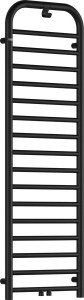 GRZEJNIK SILIA CZARNY MAT, 1570x500 MM