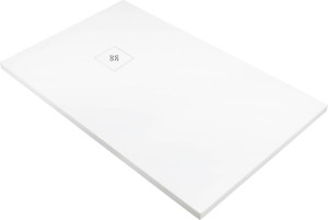 BRODZIK SILIA AKRYLOWY 80x140 CM BIAŁY STRUKTURA A