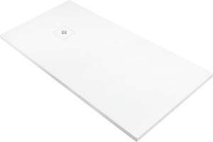 BRODZIK SILIA AKRYLOWY 100x180 CM BIAŁY STRUKTURA A