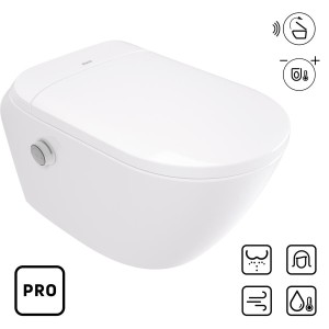 MISKA WISZĄCA SILIA SMART BIAŁA + DESKA