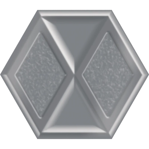 paradyz-morning-silver-heksagon-inserto-polysk-198x171-g1.webp