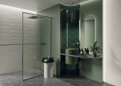 Nightwish-Green-mat-25x75_Uniw-mozaika-szklana-Garden-Vede-20,5x23,8_Neve-Bianco-mat-struktura_Neve-Banco-mat-25x75_MARVELSTONE-GREY-MAT-59,8×59,8.webp