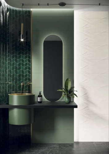 Nightwish-Green-mat-25x75_Uniw-mozaika-szklana-Garden-Vede-20,5x23,8_Neve-Bianco-mat-struktura_Neve-Banco-mat-25x75_MARVELSTONE-GREY-MAT-59,8×59,8_detal.webp